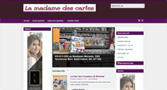 Desktop Screenshot of lamadamedescartes.com